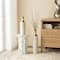 Glitzhome; Glitzhome® Modern White & Gold Metal Floor Vases Set; Category:Floor Vases; Image:6